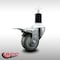 Service Caster 3'' SS Gray Poly Swivel 1-1/2'' Expanding Stem Caster Total Lock Brake SCC-SSEXTTL20S314-PPUB-112 - alternate 3